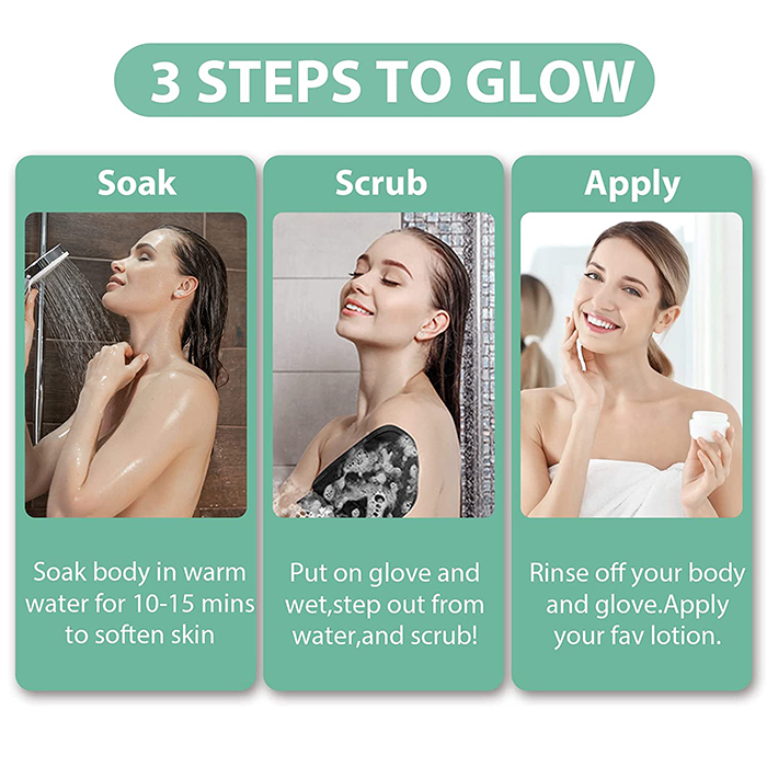 ScrubGlove, rukavica za piling koja uklanja mrtve stanice kože 1 + 1 BESPLATNO - Image 5