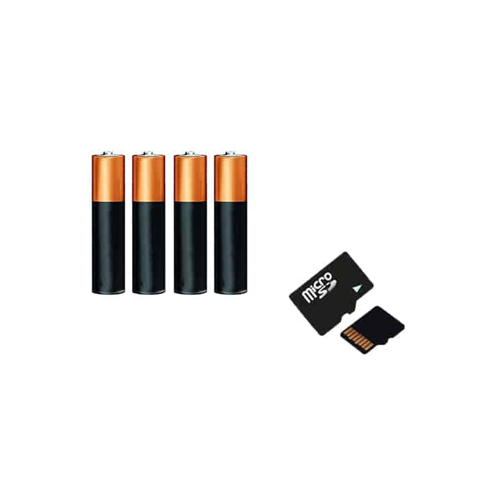 CameraSet: 4 AA baterije + MicroSD memorijska kartica 32 GB za HD kameru - Image 1