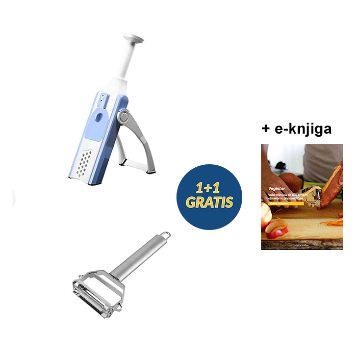 ChopBundle, sjeckalica za voće i povrće + rezač i gulilica BESPLATNO + e-knjiga s receptima za zdrava jela BESPLATNO - Image 1