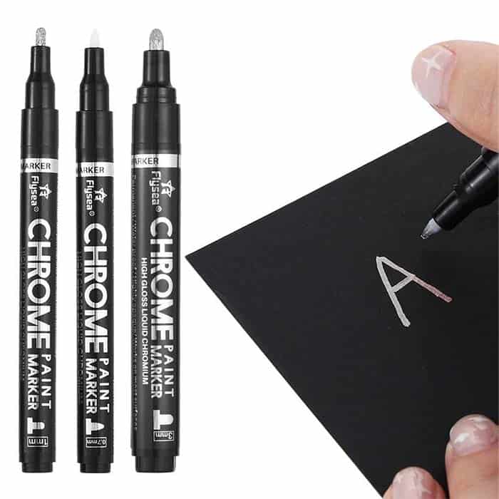 CHECK PRICES AND TRANSLATIONS ChromeArt, pisalo, ki ustvari učinek zrcala (3 kos.) - Image 10