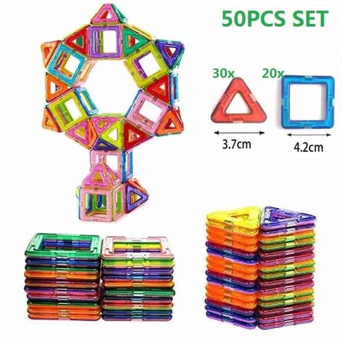 ConstructBlocks, set od 50 magnetskih kocki za stvaranje - Image 7