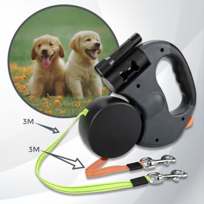 DDR-TST, Dvostruki povodac za pse FlexiPaws - Image 2