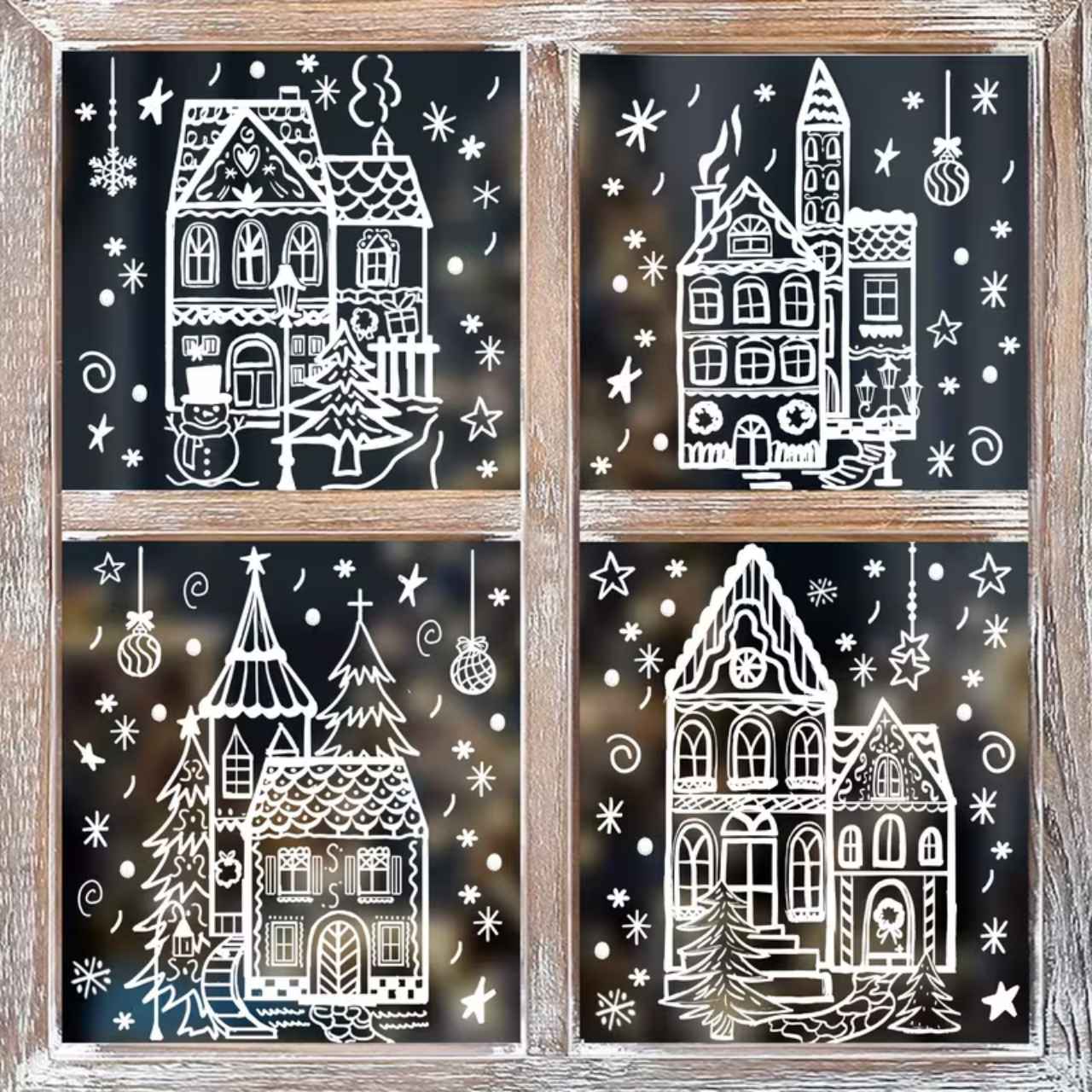 DecalsSnow, naljepnice za prozore s zimskim motivom (4 kom.) - Image 7
