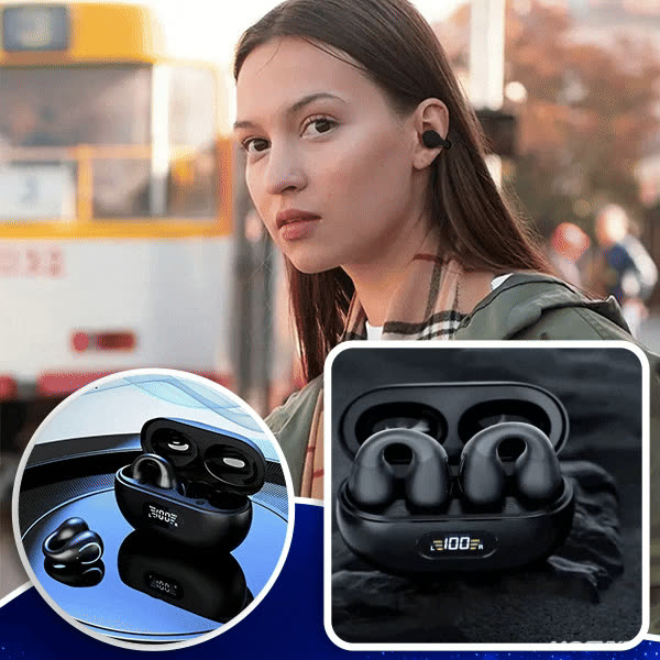 BEŽIČNE SLUŠALICE, Bežične sportske slušalice EarClip - video