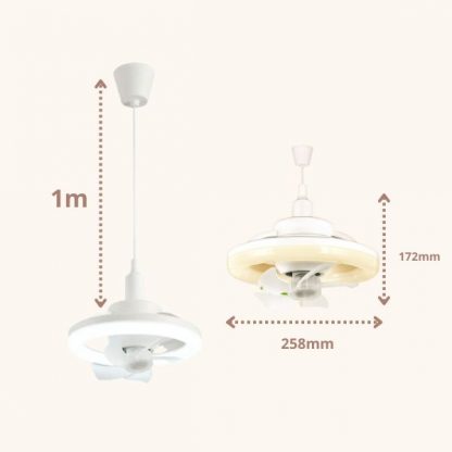 FANLIGHT, Ventilator s LED svjetlom - Image 2