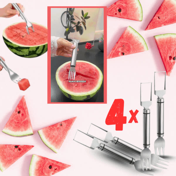Vilica za rezanje lubenice, FruitFork - video