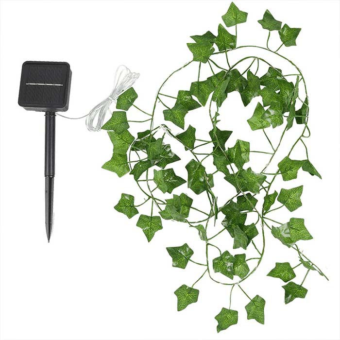LeafLights, ukrasna traka sa zelenilom i 50 solarnih svjetala - Image 1