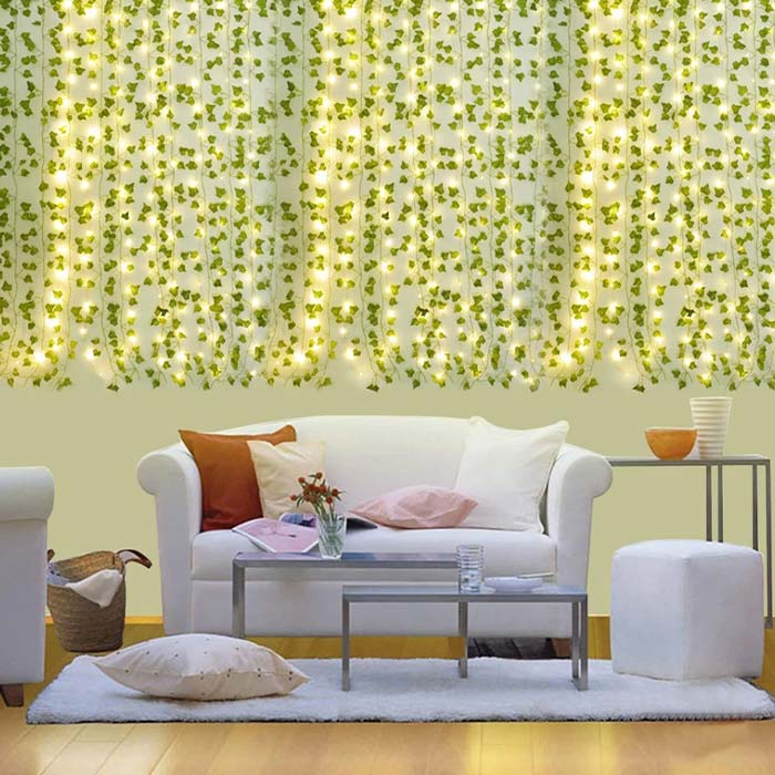 LeafLights, ukrasna traka sa zelenilom i 50 solarnih svjetala - Image 5