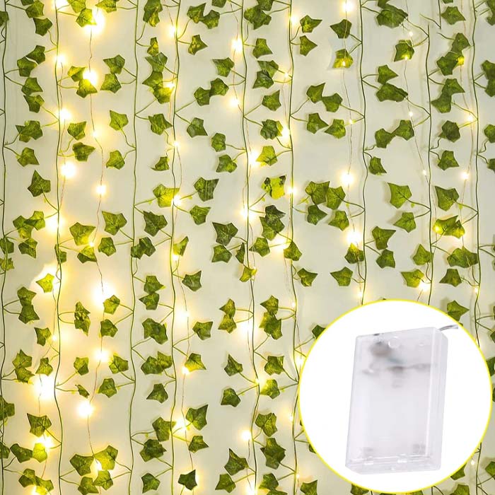 LeafLights, ukrasna traka sa zelenilom i 50 solarnih svjetala - Image 10