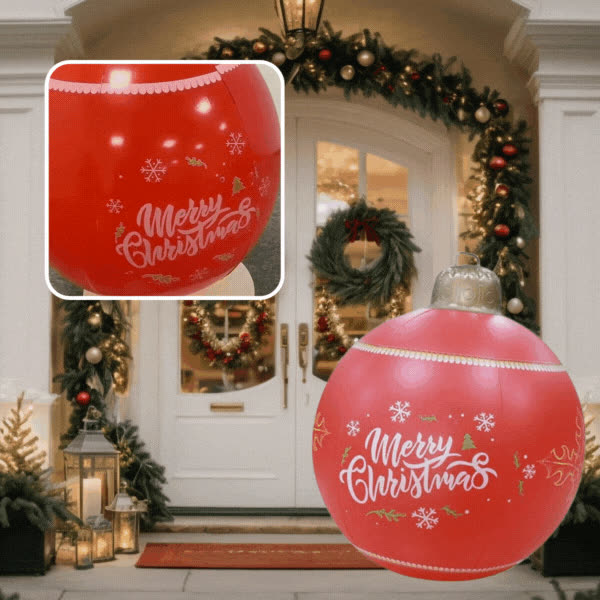 MERRY, Napuhane božićne kuglice HolidayGlow - video