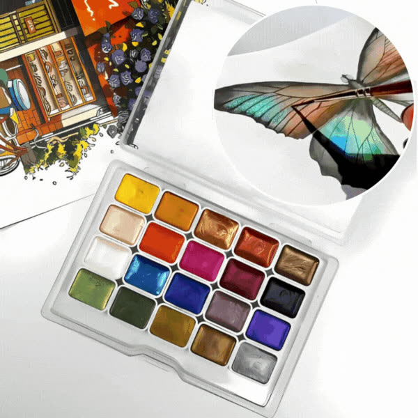 Palette, set od 20 briljantnih boja - video