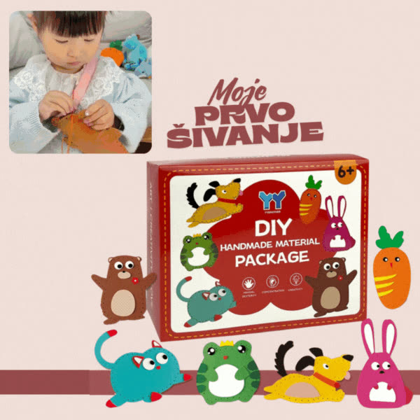 SEWDIY, Dječji set za šivanje – Moje prvo šivanje - video