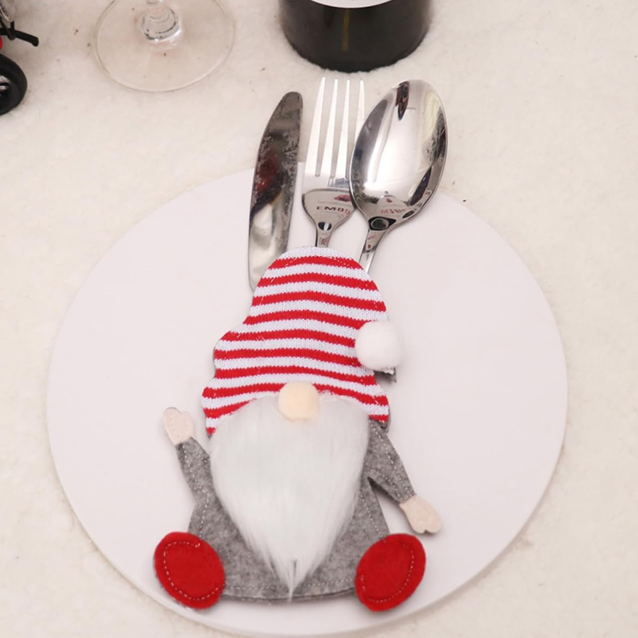 SetGnome, set pribora za jelo od 3 dijela u obliku patuljka - Image 2