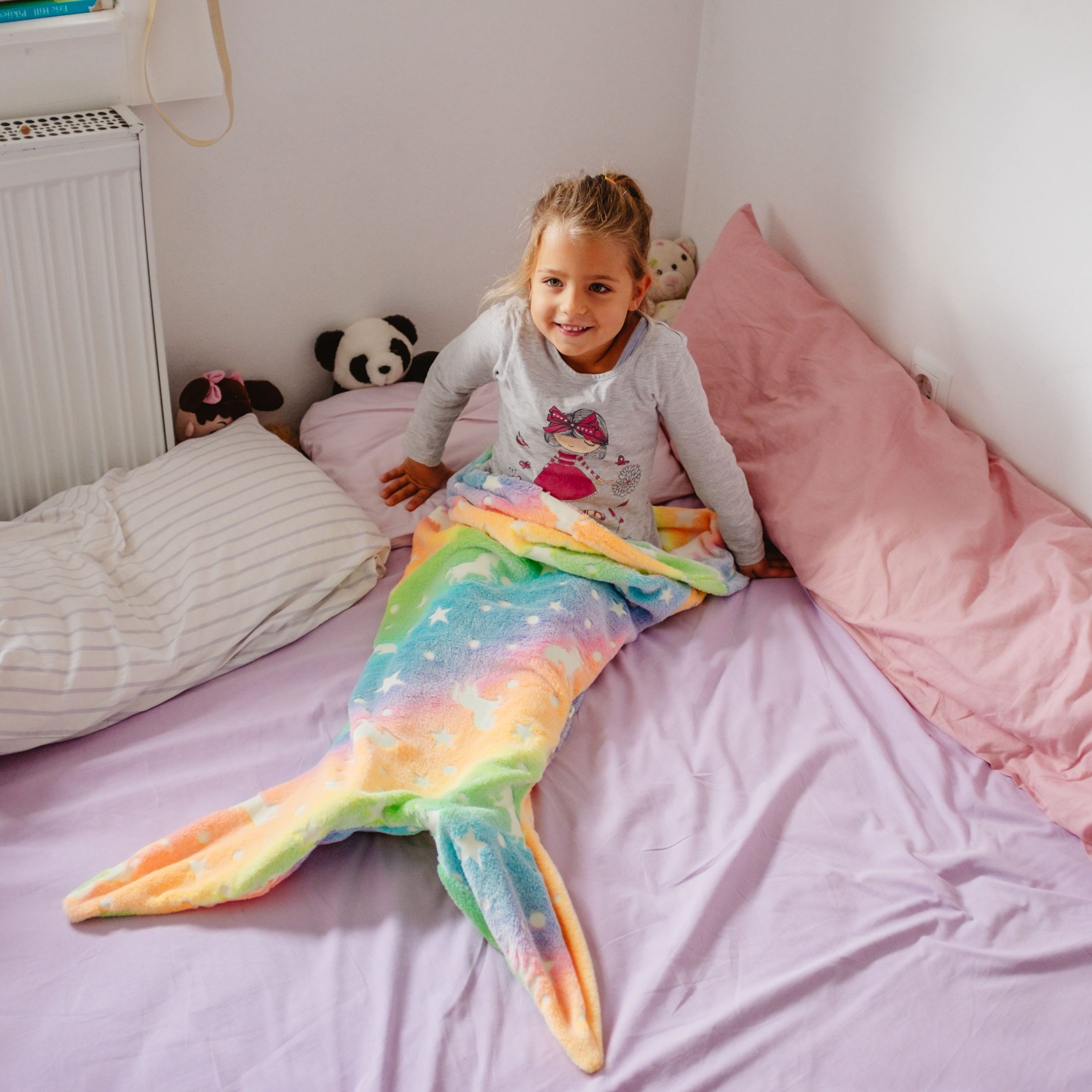TailsBlanket, deka za bebe u obliku repa sirene ili morskog psa - Image 11