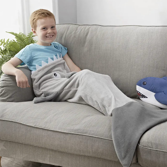 TailsBlanket, deka za bebe u obliku repa sirene ili morskog psa - Image 3