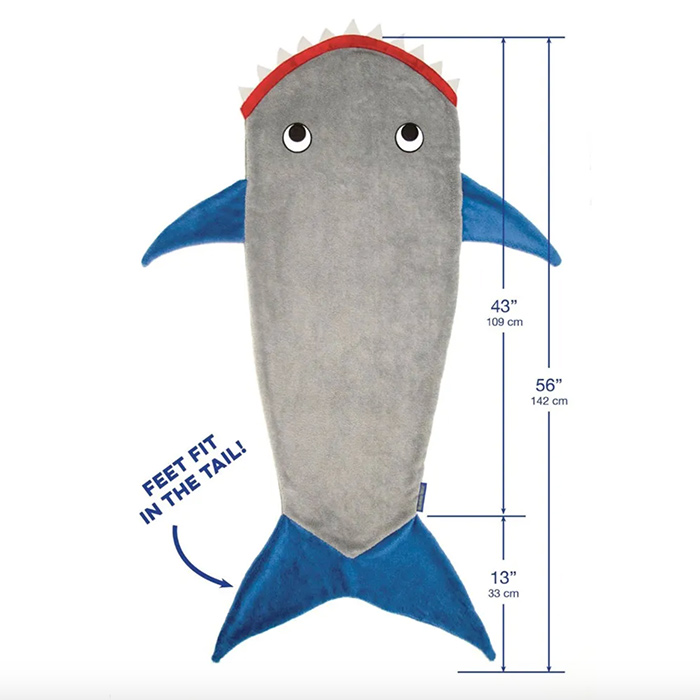 TailsBlanket, deka za bebe u obliku repa sirene ili morskog psa - Image 6