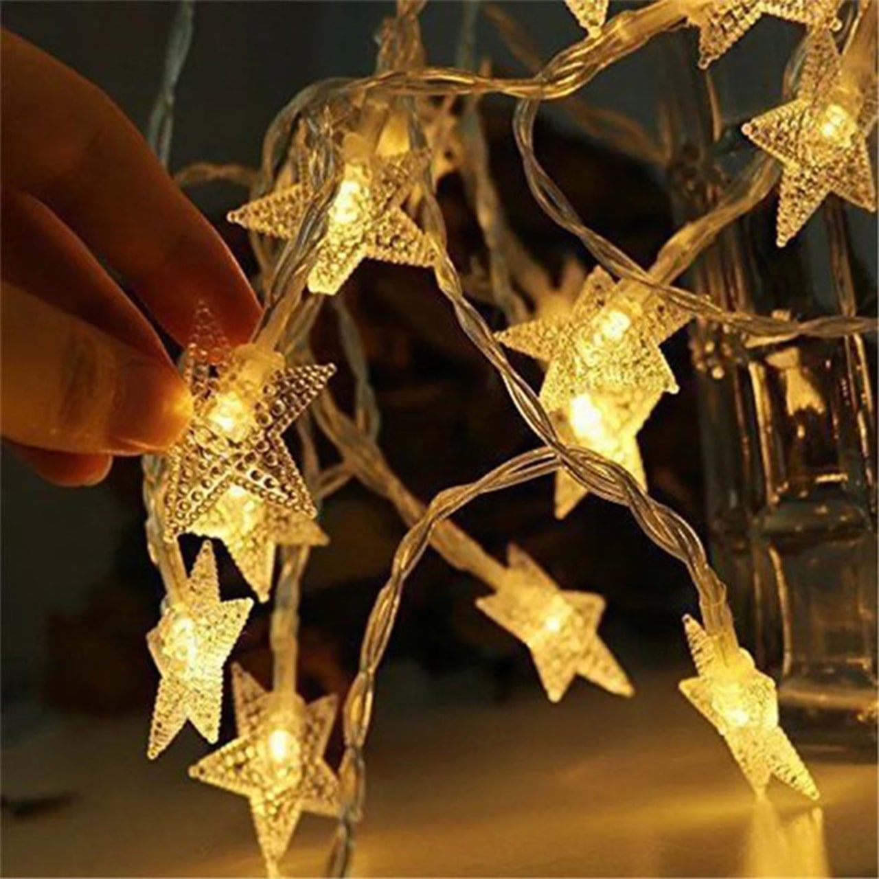 LED zvjezdaste lampice su pogodne za unutarnju i vanjsku dekoraciju jer su prikladne za različite vremenske uvjete!