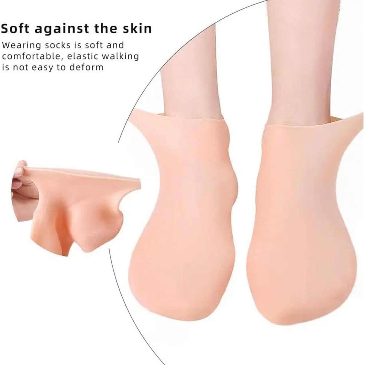 MoistMask, hidratantne silikonske čarape za njegu stopala (1+1 GRATIS ) - Image 3