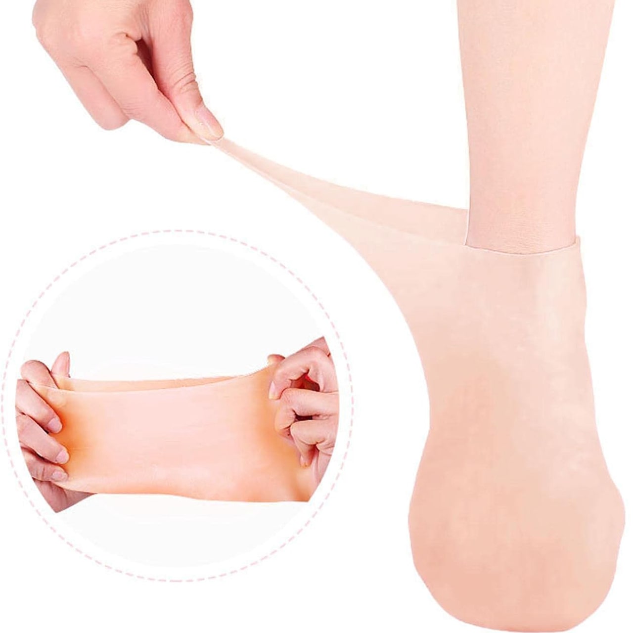 MoistMask, hidratantne silikonske čarape za njegu stopala (1+1 GRATIS ) - Image 7