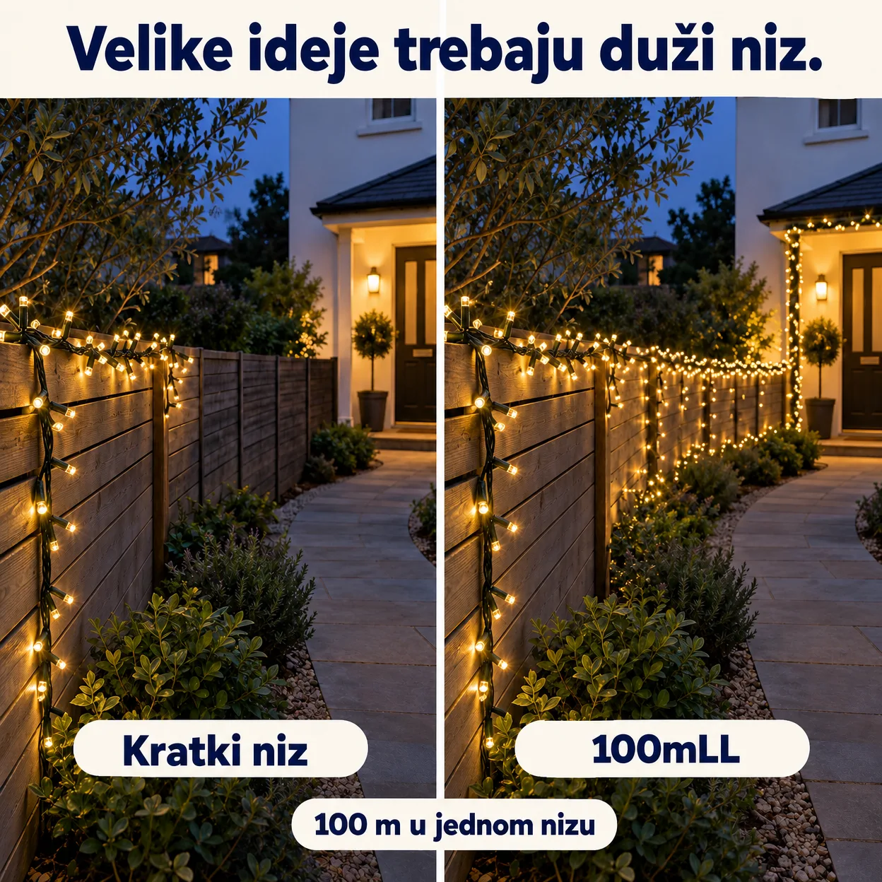 100mLL Festivni lanac svjetla