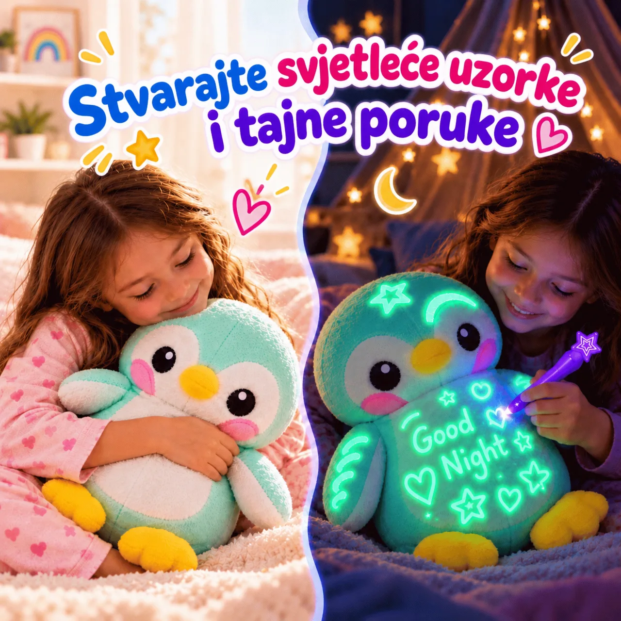 Stvarajte svjetleće uzorke i tajne poruke