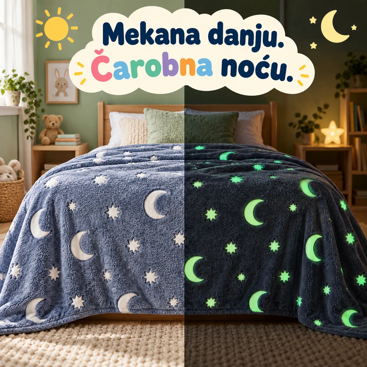 BlanketStar, čarobna dječja deka koja svijetli u mraku - Image 4