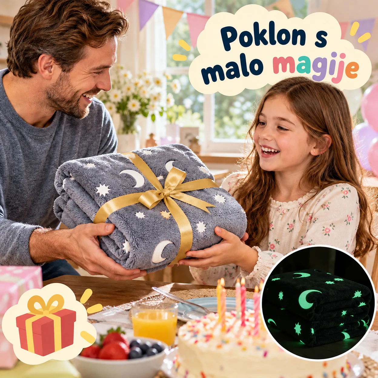 BlanketStar, čarobna dječja deka koja svijetli u mraku - Image 8