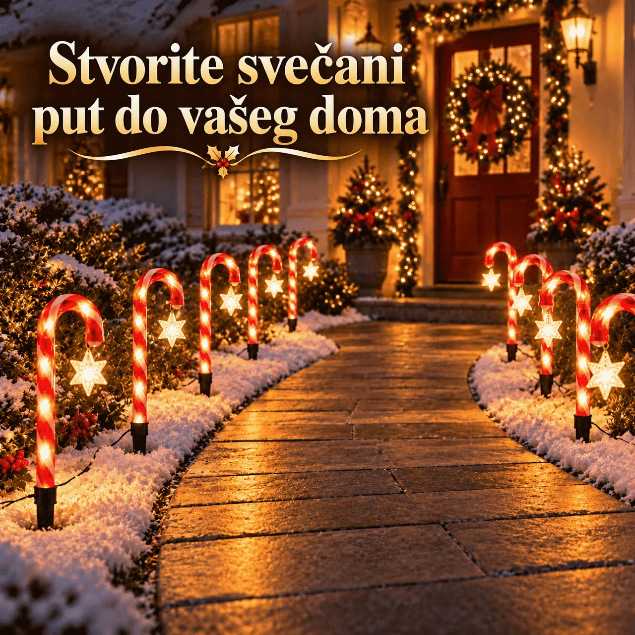 Stvorite blagdansku stazu do svog doma
