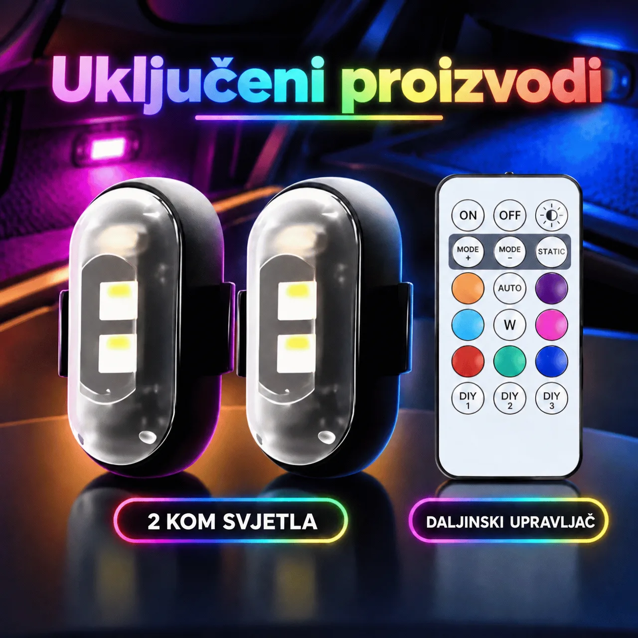 Ambijentalna LED rasvjeta za automobile, CarAmbient - Image 2