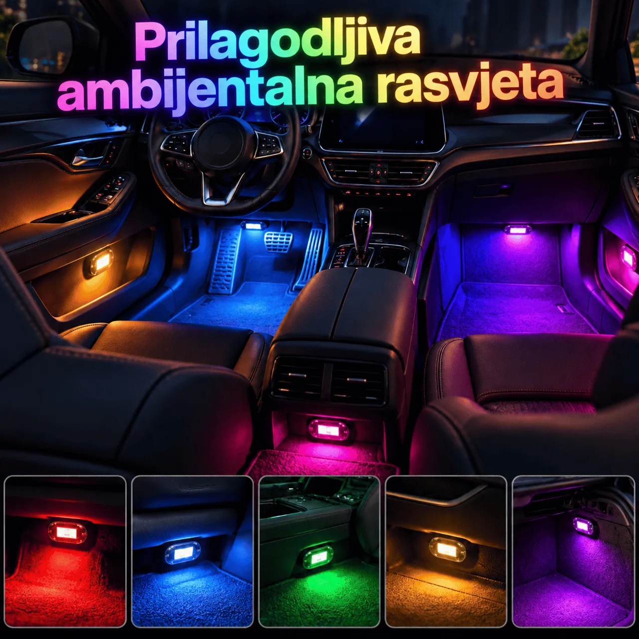 Ambijentalna rasvjeta za automobil prema vašem ukusu