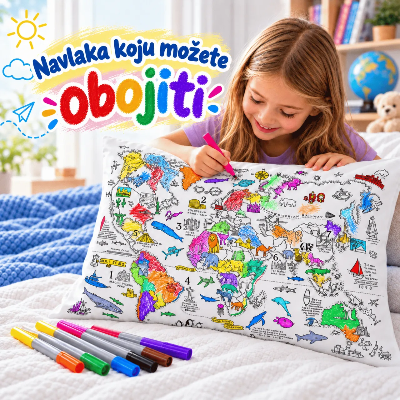 Jastučnica koju možete bojati