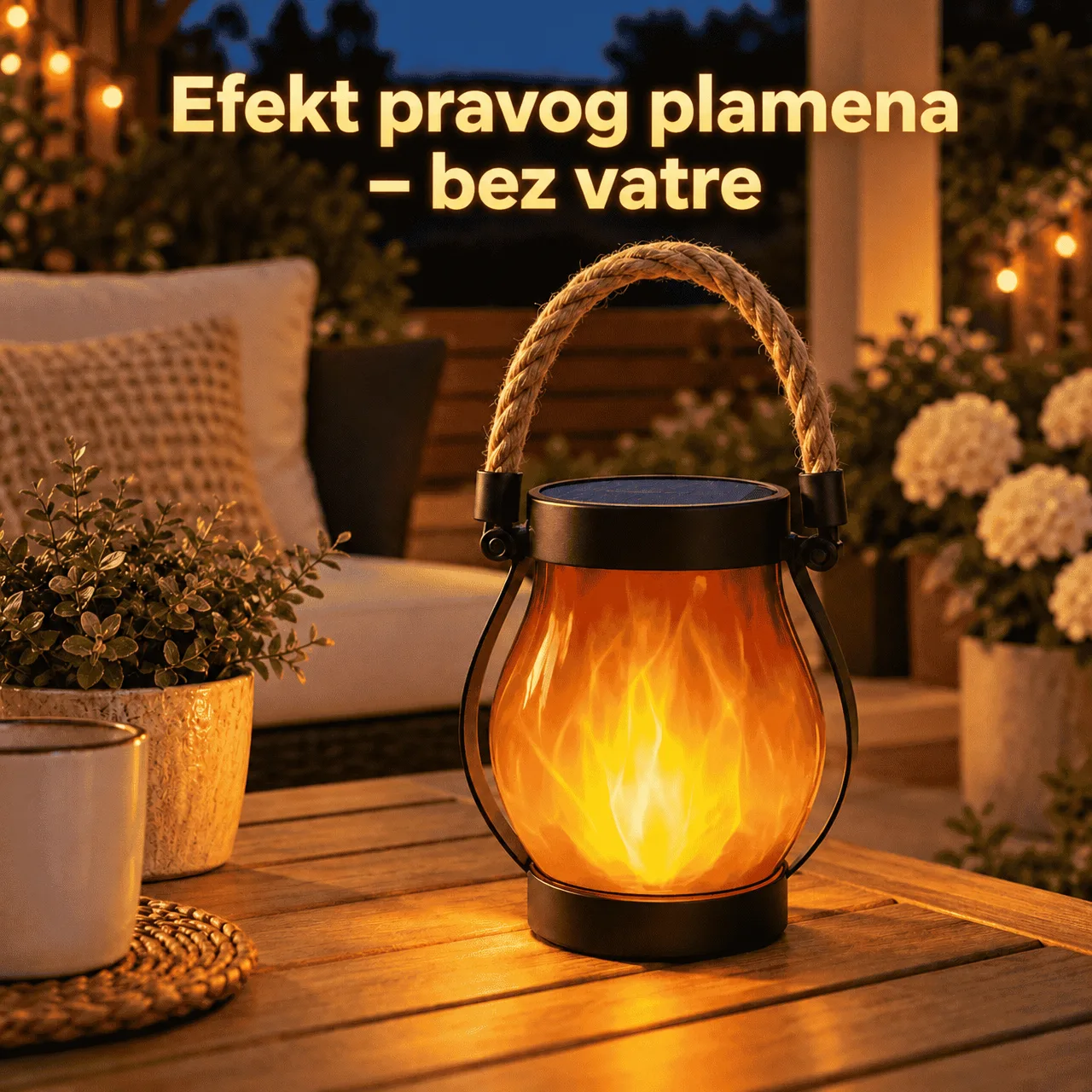 Realističan efekt plamena bez vatre