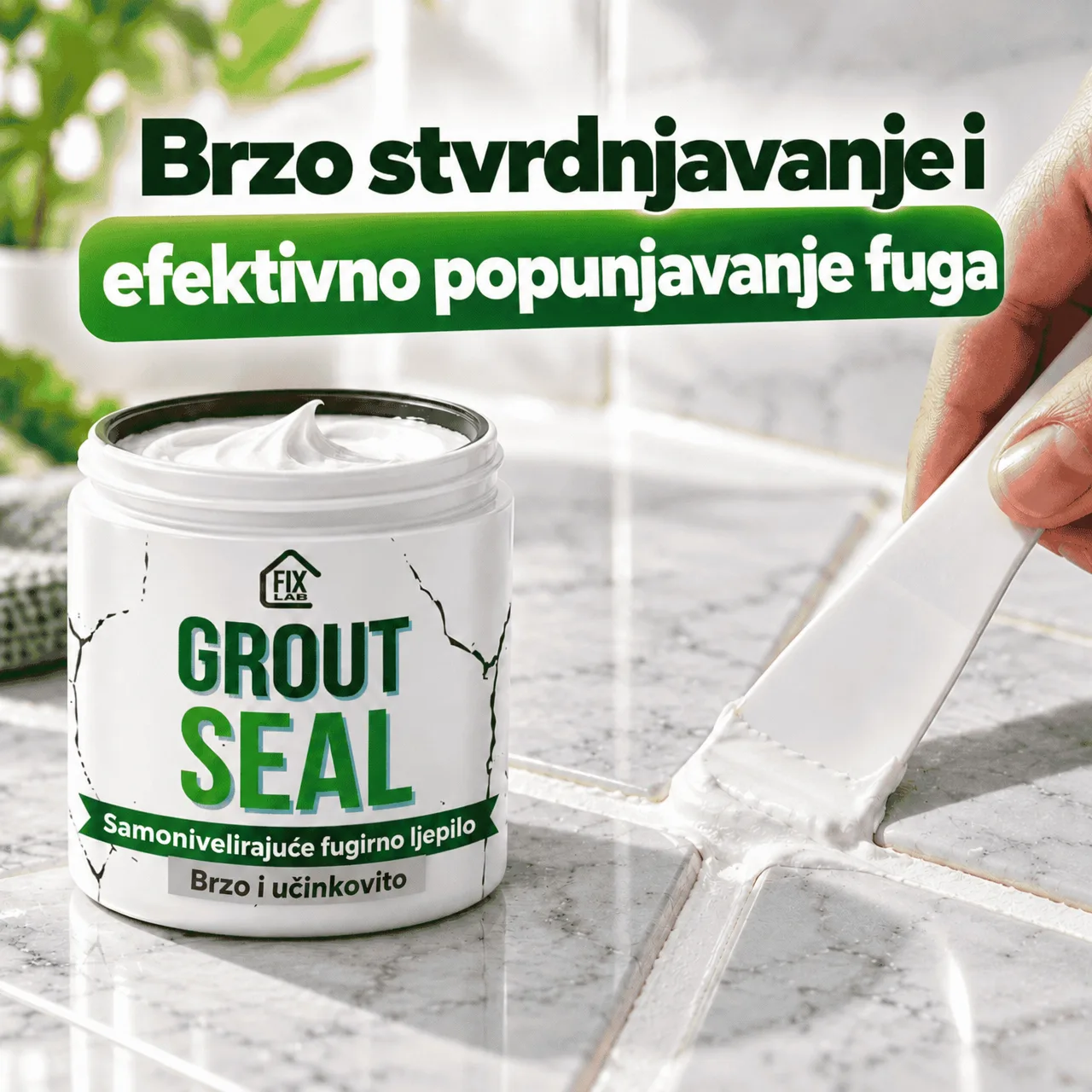 Brzo stvrdnjavanje i učinkovito ispunjavanje praznina