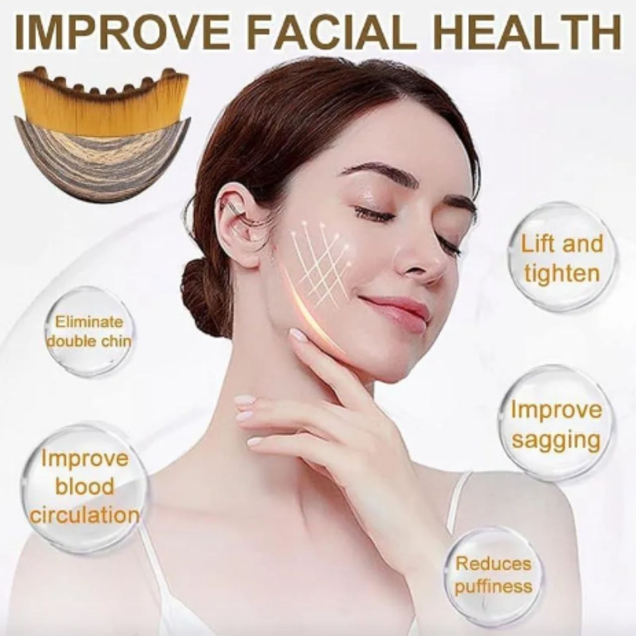 LymphaticBrush, četka za limfnu masažu i oblikovanje lica - Image 9