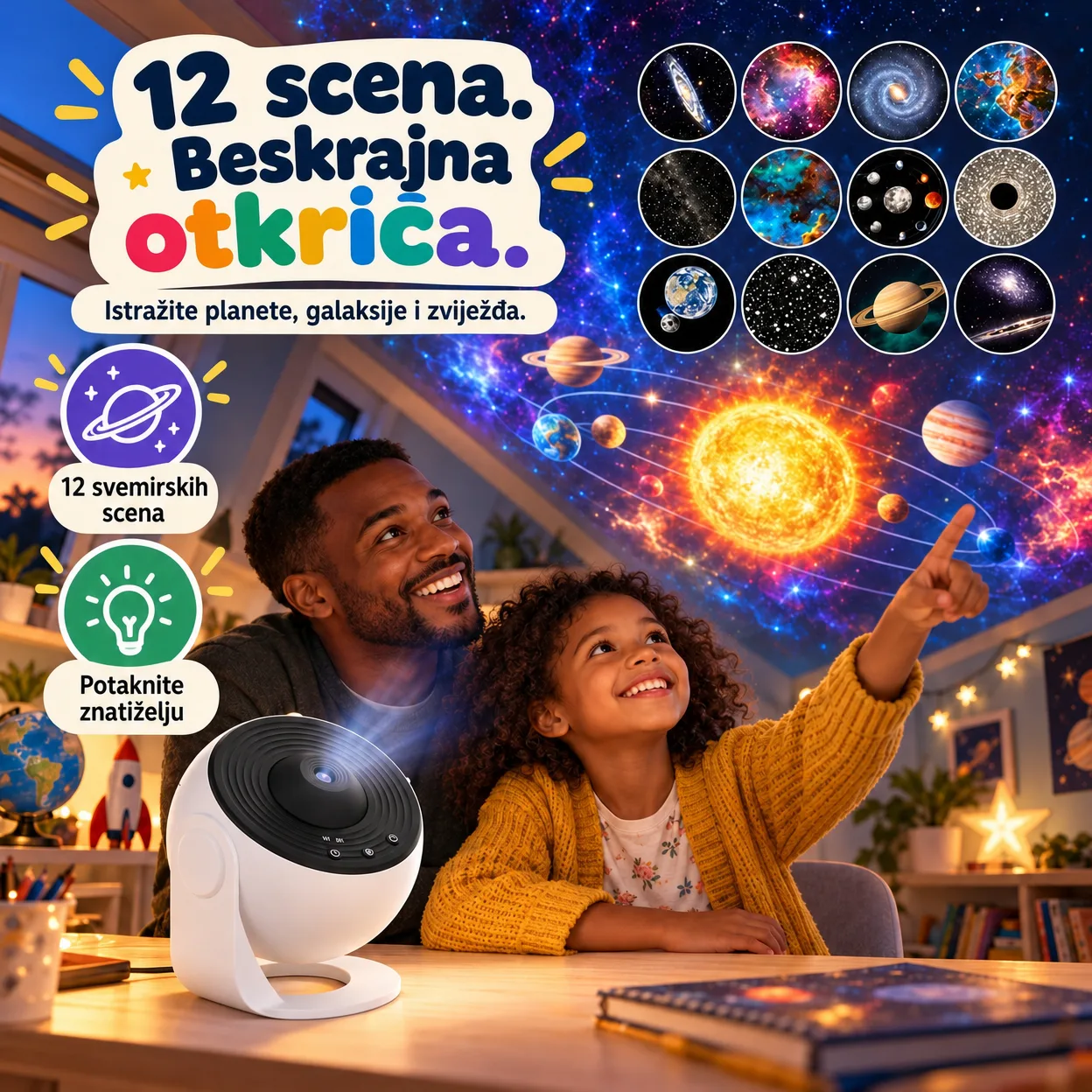 Birajte između 12 različitih prikaza zvjezdanog neba!