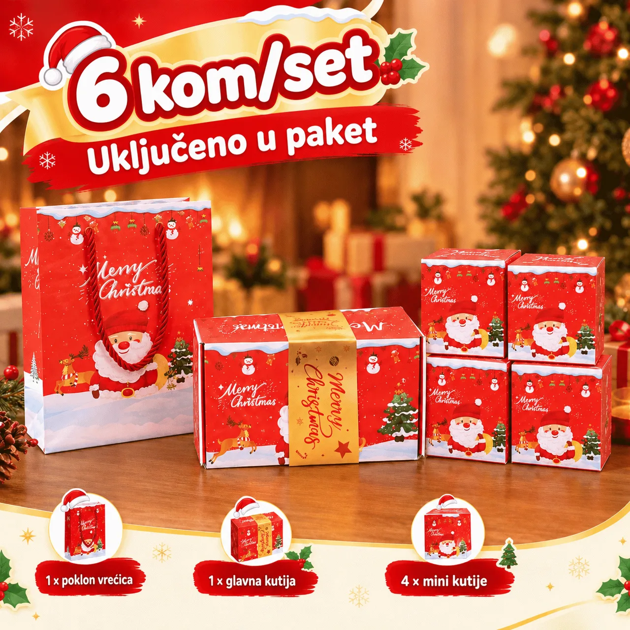 Božićna poklon-kutija iznenađenja, PopOut - Image 2