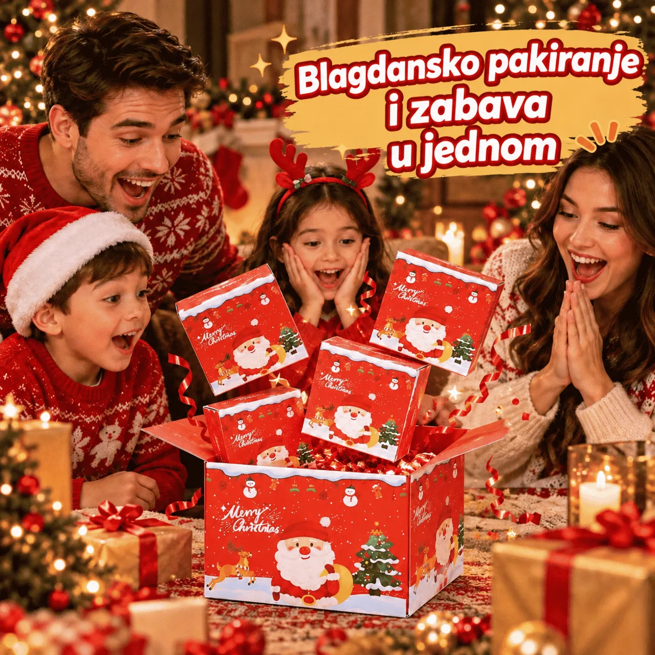Svečano pakiranje i zabava u jednom