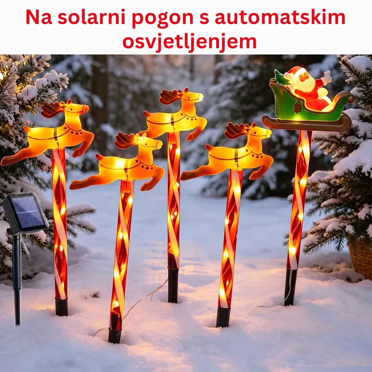 Napajanje solarnom energijom i automatsko osvjetljenje
