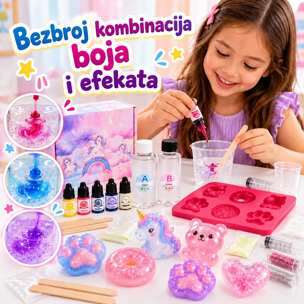Bezbroj kombinacija boja i efekata