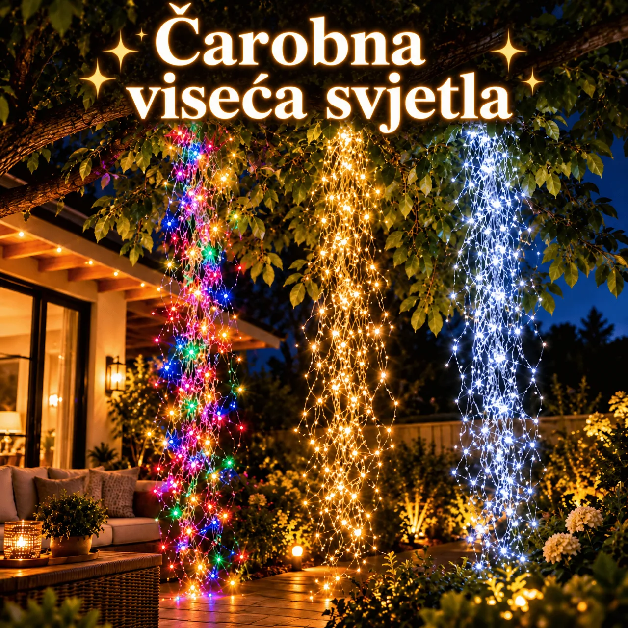 Viseće blagdanske lampice za čarobnu atmosferu