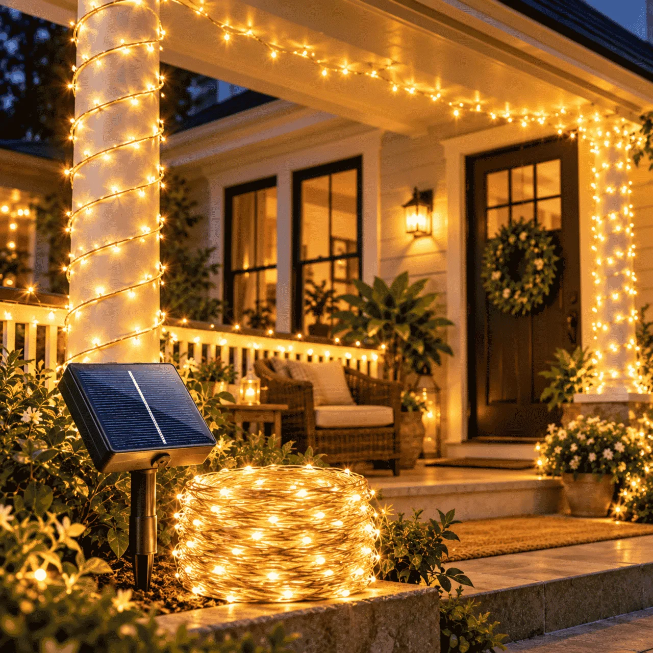 Solarne LED lampice na žici (12 m), YardLights - Image 4
