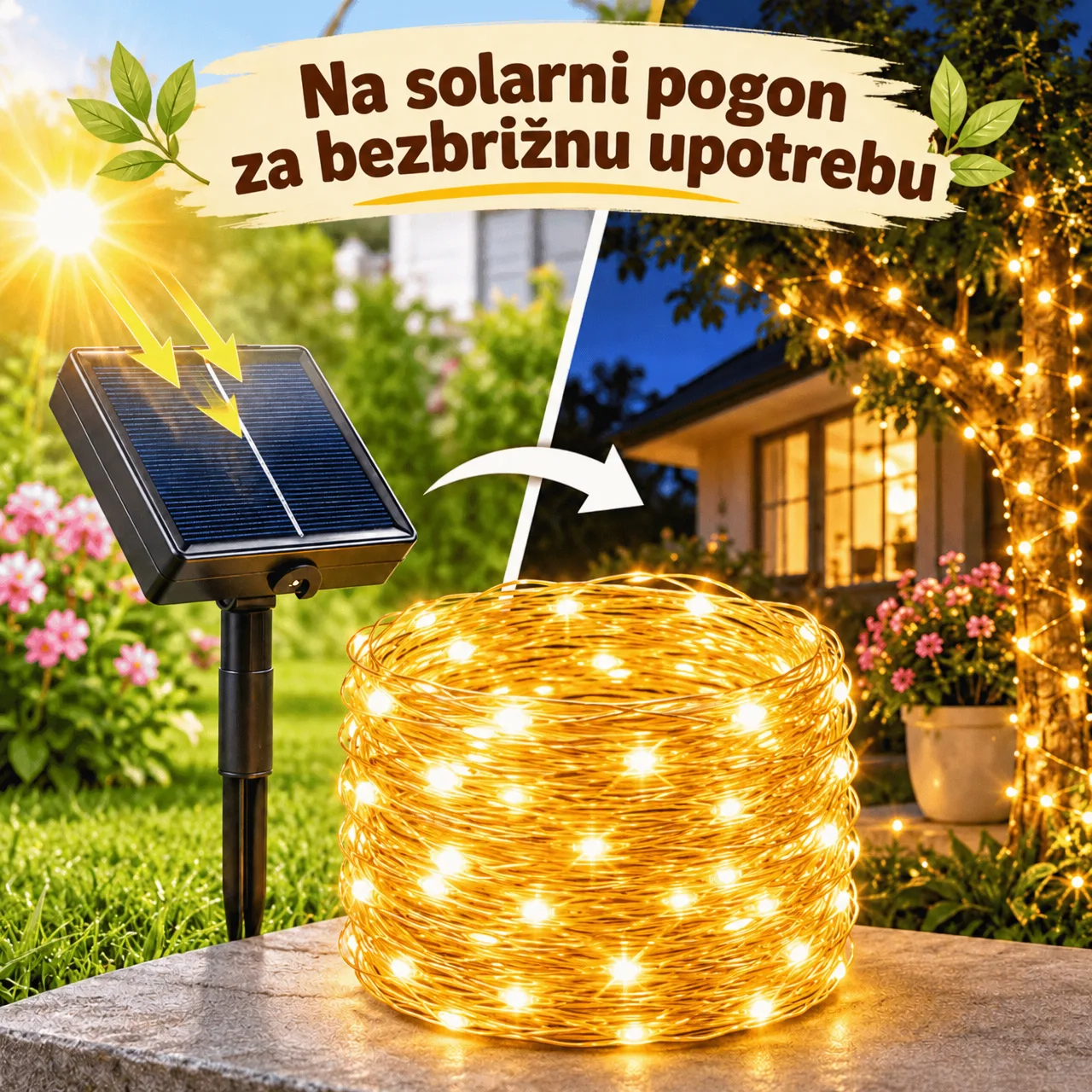 Napajanje solarnom energijom za bezbrižnu upotrebu