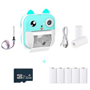 JumboPrintBundle, set s kamerom za trenutno ispisivanje fotografija, 2 + 5 besplatnih rola papira, USB kabel, ručna traka i Micro SD kartica
