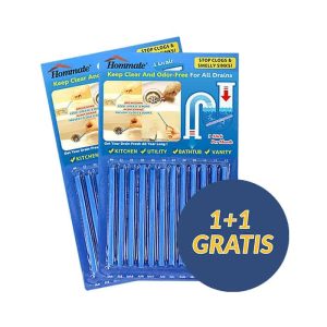 SinkSticks, 12-dijelni set štapića za čišćenje odvoda 1 + 1 BESPLATNO